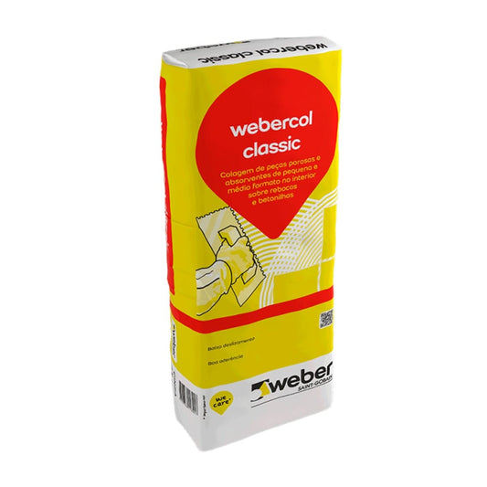 Saco WEBERCOL CLASSIC Cinza 25 Kg | WEBER